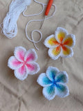 Crochet mini flowers